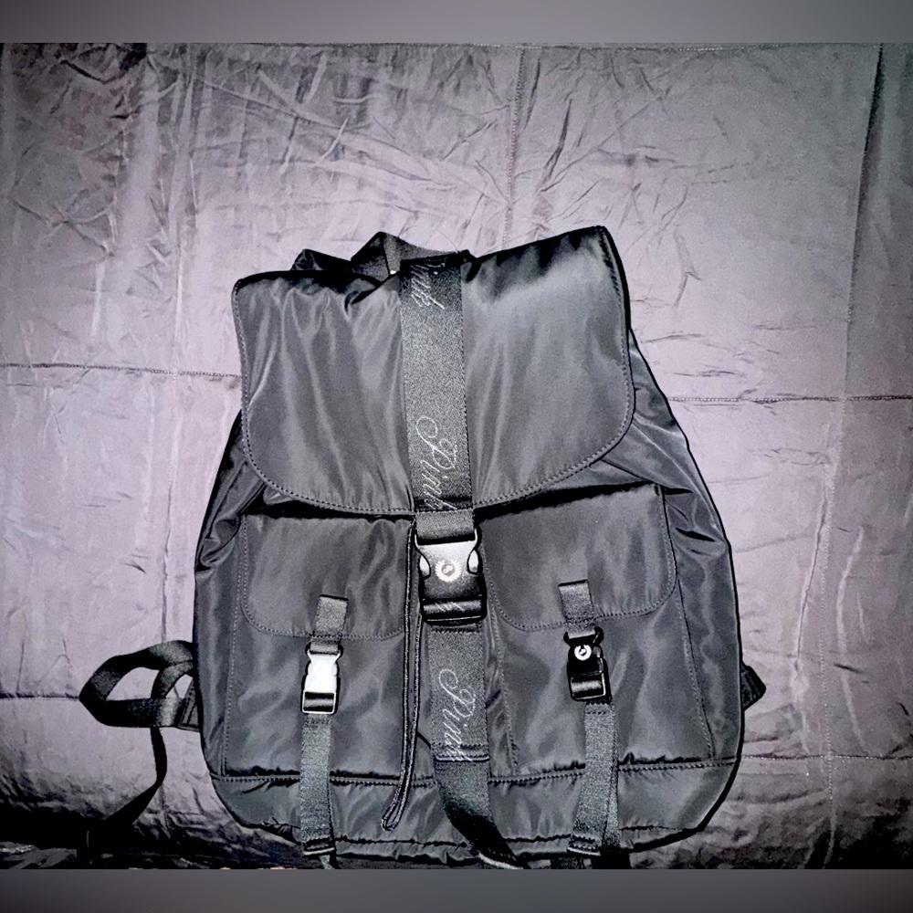 VS Pink - Black Nylon Cargo Backpack - NWT